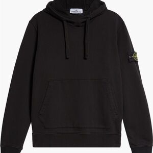 Stone Island Black Pullover Hoodie – Men’s Medium